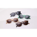 Men & Women Vintage Small Round Frame SunGlasses Yellow Lens Nexellus