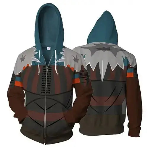 Men zipper hoodie superhero jacket Nexellus