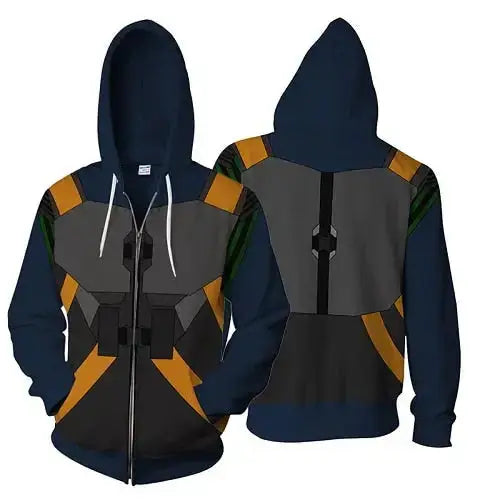 Men zipper hoodie superhero jacket Nexellus