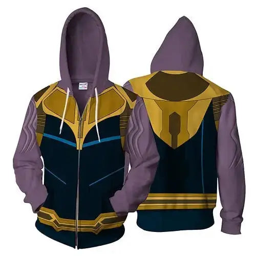 Men zipper hoodie superhero jacket Nexellus