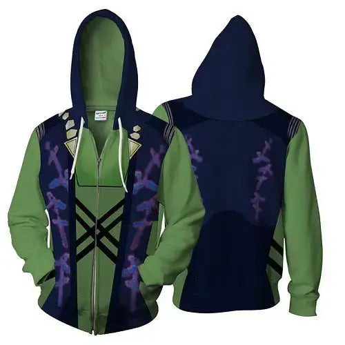 Men zipper hoodie superhero jacket Nexellus