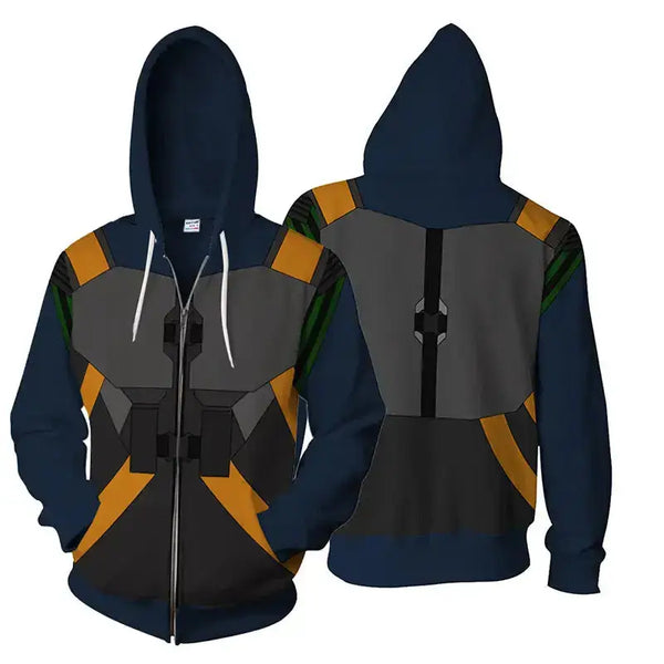 Men zipper hoodie superhero jacket Nexellus