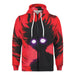 Mens black shadow zip hoodie Nexellus