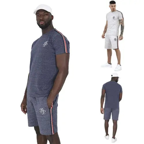 Mens brave soul avalon t shirt & short co-ord set