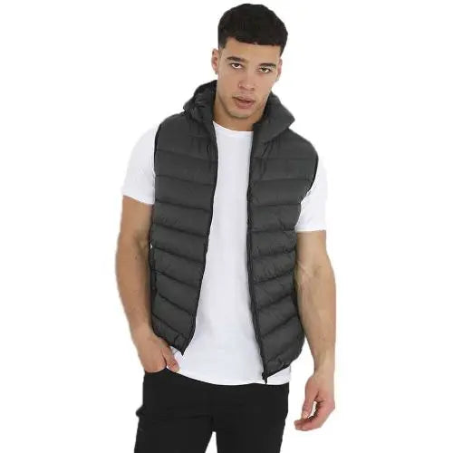 Mens brave soul blackburn gilet - Khaki / S