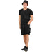 Mens brave soul meir camo shorts - Black Camo / L