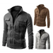 Men's Cardigan Multi Button Hoodie Nexellus