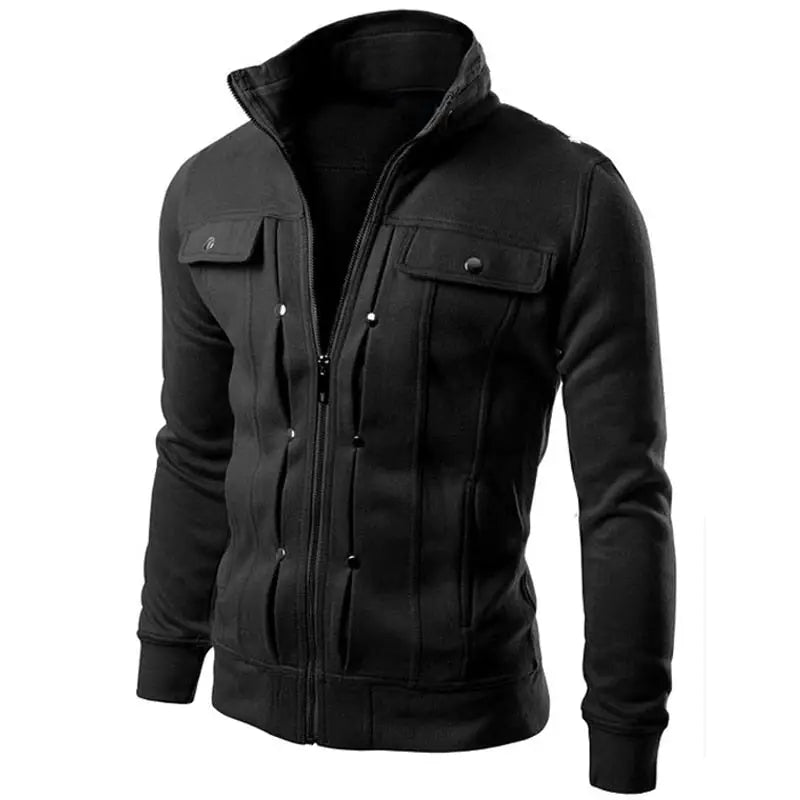 Men's Cardigan Multi Button Hoodie Nexellus