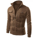 Men's Cardigan Multi Button Hoodie Nexellus