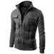 Men's Cardigan Multi Button Hoodie Nexellus