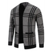 Men’s cardigan sweater cashmere wool blend v neck buttons knit Nexellus