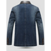 Men's casual denim patchwork suit jacket Nexellus