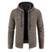 Men's casual knitted hooded zipper jacket Nexellus