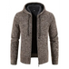 Men's casual knitted hooded zipper jacket Nexellus