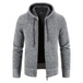 Men's casual knitted hooded zipper jacket Nexellus