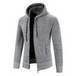 Men's casual knitted hooded zipper jacket Nexellus