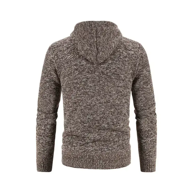 Men's casual knitted hooded zipper jacket Nexellus