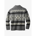 Men's casual lapel jacquard knitted jacket Nexellus