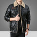 Men's Casual Loose Denim Jacket Large Plush Thickened Cotton Shirt Nexellus