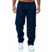 Men's Casual Multi-Pocket Loose Straight Cargo Pants Nexellus