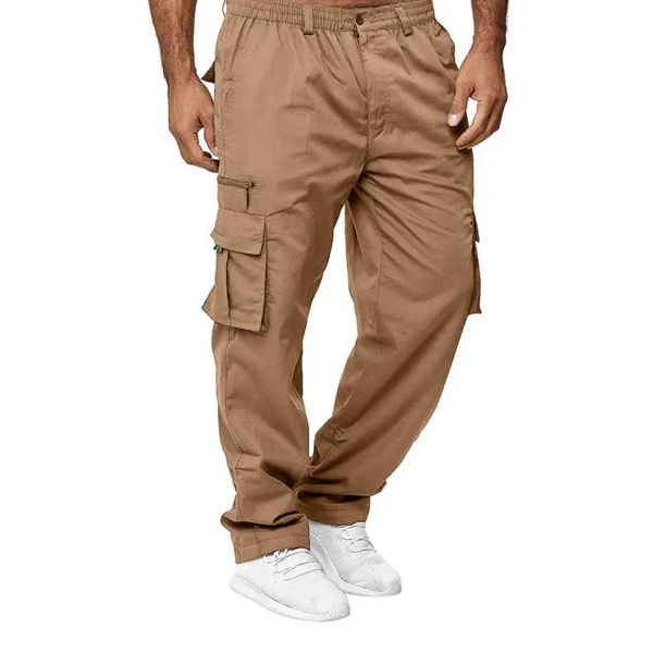 Men's Casual Multi-Pocket Loose Straight Cargo Pants Nexellus