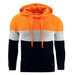 Men's Casual Oversized Hoodie Long Sleeve Patchwork Sweatshirt Nexellus