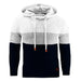 Men's Casual Oversized Hoodie Long Sleeve Patchwork Sweatshirt Nexellus