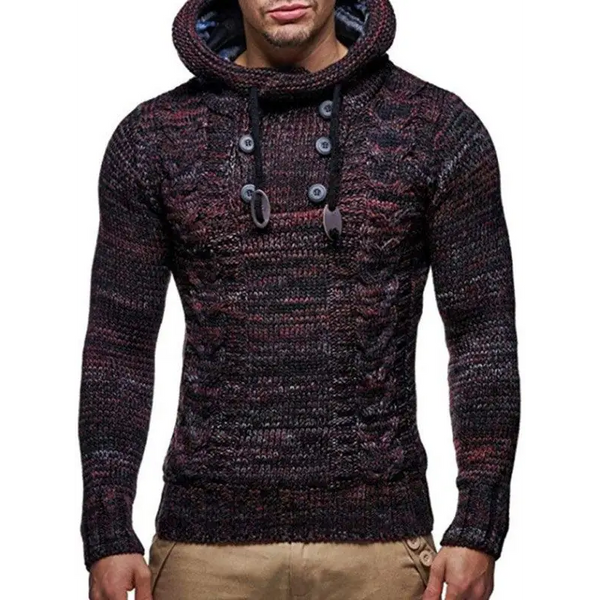 Men's casual pullover warm long sleeve sweater Nexellus