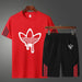 Men's Casual Shorts Suit Sportswear Sets with Brand Sweatshirt & Pant Nexellus