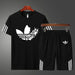 Men's Casual Shorts Suit Sportswear Sets with Brand Sweatshirt & Pant Nexellus