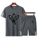 Men's Casual Shorts Suit Sportswear Sets with Brand Sweatshirt & Pant Nexellus