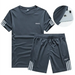 Men's Casual Shorts Suit Sportswear Sets with Brand Sweatshirt & Pant Nexellus