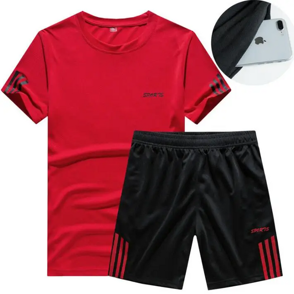 Men's Casual Shorts Suit Sportswear Sets with Brand Sweatshirt & Pant Nexellus