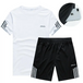 Men's Casual Shorts Suit Sportswear Sets with Brand Sweatshirt & Pant Nexellus