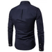 Men's casual slim cotton oxford solid color large size bottom shirt Nexellus