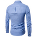 Men's casual slim cotton oxford solid color large size bottom shirt Nexellus