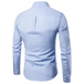 Men's casual slim cotton oxford solid color large size bottom shirt Nexellus