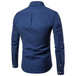 Men's casual slim cotton oxford solid color large size bottom shirt Nexellus