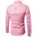 Men's casual slim cotton oxford solid color large size bottom shirt Nexellus