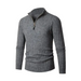 Men's casual solid color round neck stretch knitted sweater Nexellus