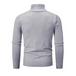 Men's casual solid color sweater half zipper pullover stand collar Nexellus