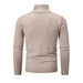 Men's casual solid color sweater half zipper pullover stand collar Nexellus