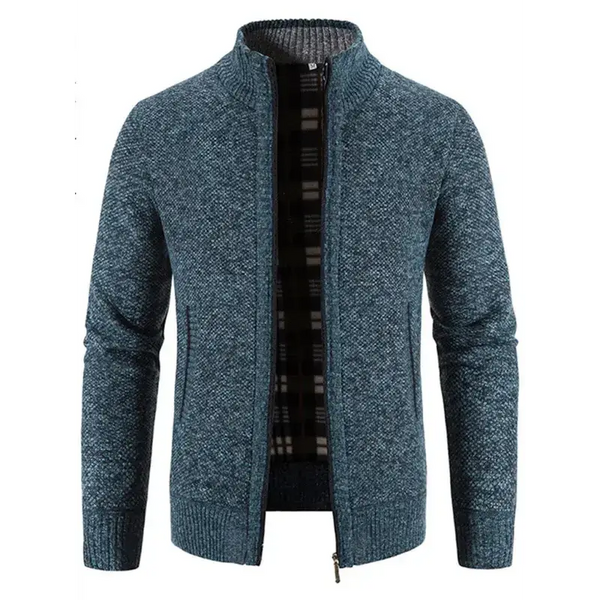 Men's casual stand collar knitted jacket Nexellus