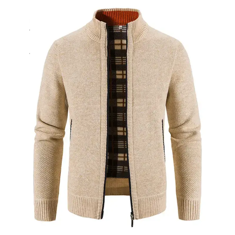 Men's casual stand collar knitted jacket Nexellus