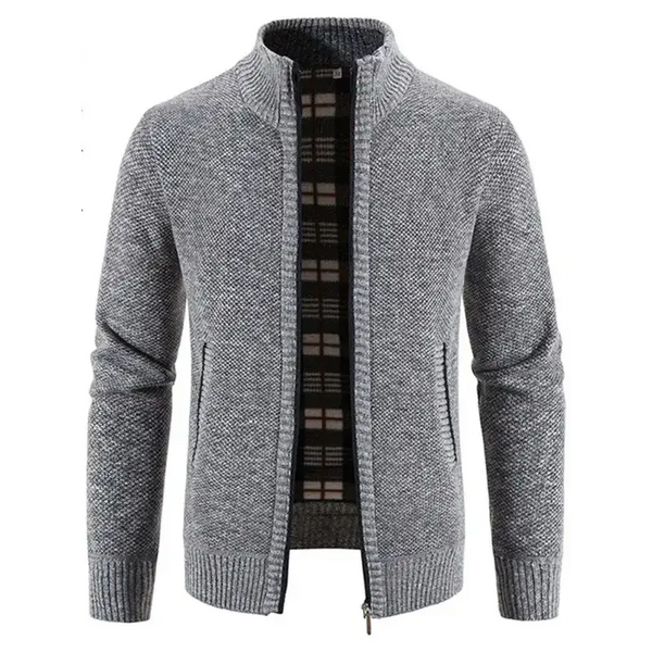 Men's casual stand collar knitted jacket Nexellus