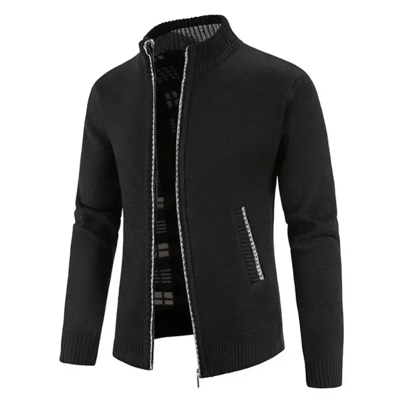 Men's casual stand collar knitted jacket Nexellus