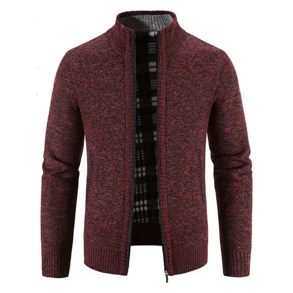 Men's casual stand collar knitted jacket Nexellus