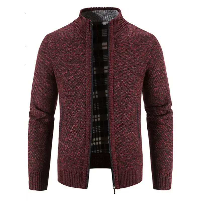 Men's casual stand collar knitted jacket Nexellus