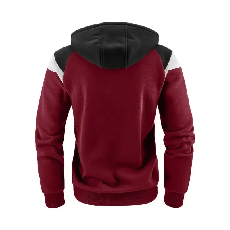 Men's color block contrast fashion sweatshirt casual sports top Nexellus