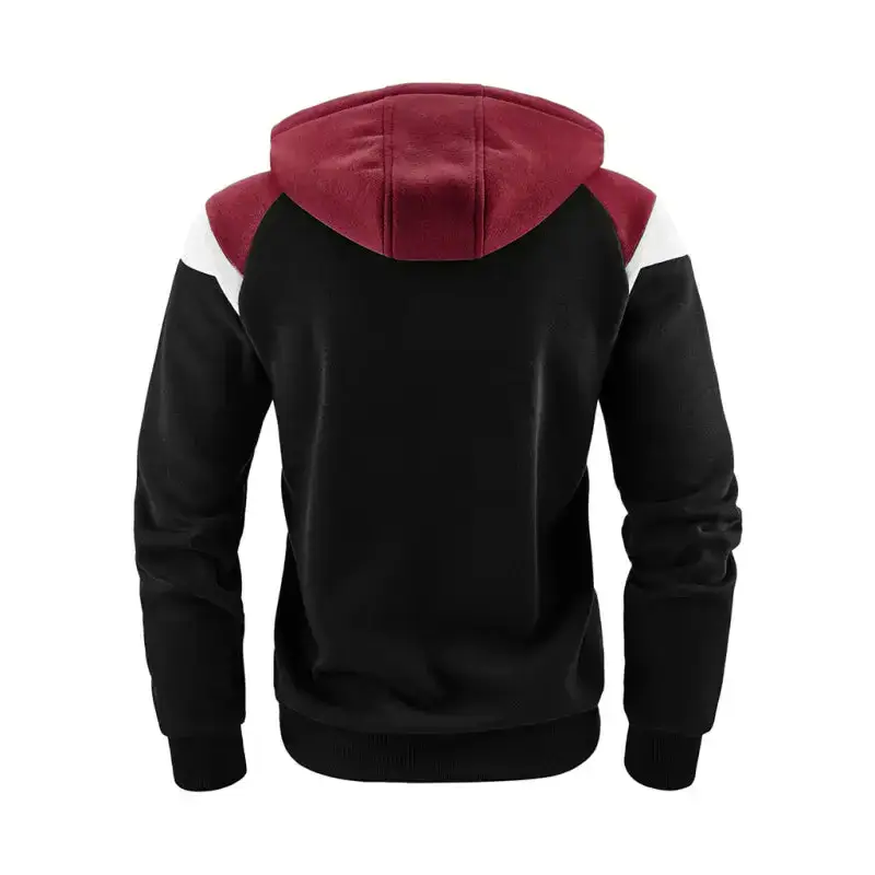 Men's color block contrast fashion sweatshirt casual sports top Nexellus